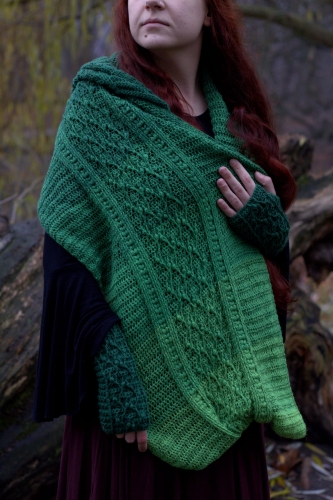 Komin na szydełko Szyszymora autorstwa Forest of Needles