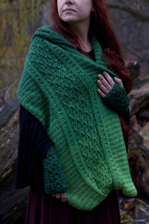 Komin na szydełko Szyszymora autorstwa Forest of Needles