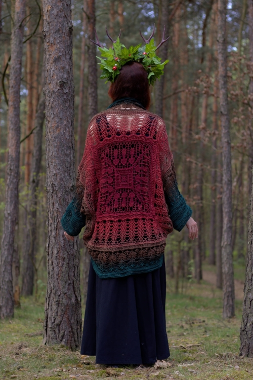 Kwadraty na szydełko Dziady Borowe autorstwa Forest of Needles