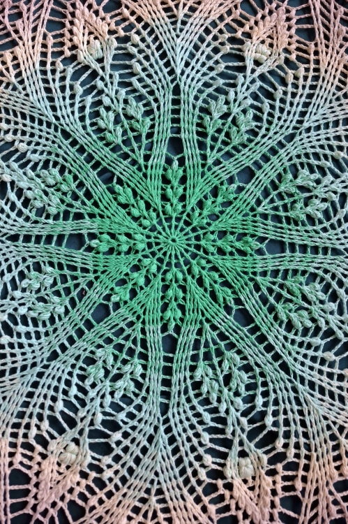 Mandala na szydełko Kupalna autorstwa Forest of Needles