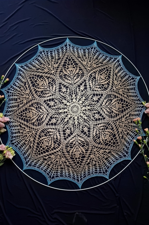 Mandala na szydełko Roślinna od Forest of Needles