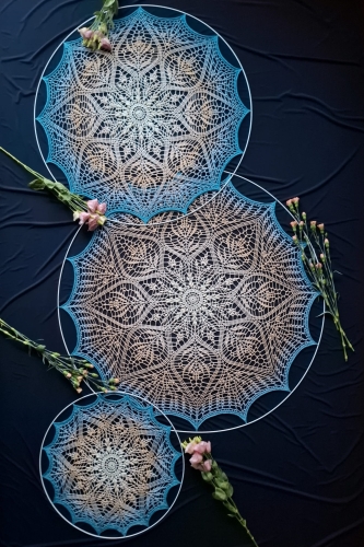 Mandala na szydełko Roślinna od Forest of Needles