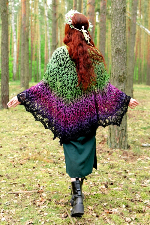 Chusta na szydełko Stado autorstwa Forest of Needles